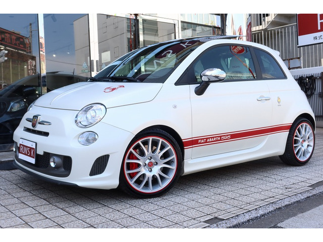 アバルト595 50thアニバーサリー 国内50台限定 左H電動SR 記録簿6枚