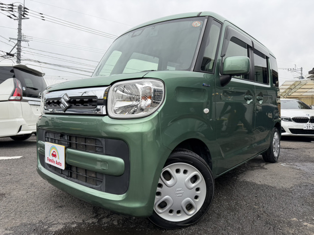 スペーシア ハイブリッド(HYBRID)  X ワンオーナー 純正ナビ 全方位モニター