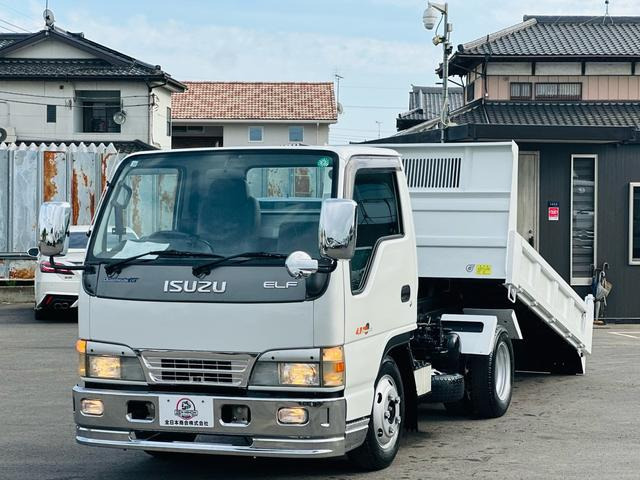 エルフ 3.0 強化船底ダンプ 高床 ディーゼル 3t セフティーローダーダンプアイドリン