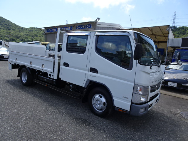 三菱ふそう キャンター 3.0 ダブルキャブ ロング 全低床 Ad Blue 垂直