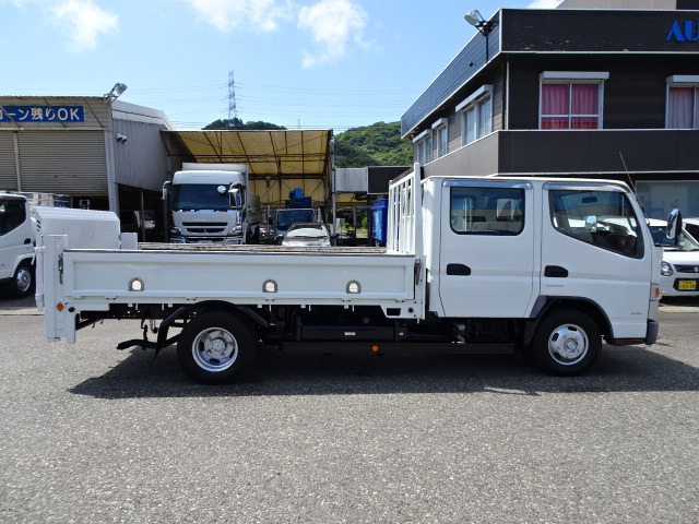 三菱ふそう キャンター ダブルキャブ　山口　オートマ ブルーテックキャンター 三菱ふそう キャンター 3.0 ダブルキャブ ロング 全低床 Ad Blue 垂直