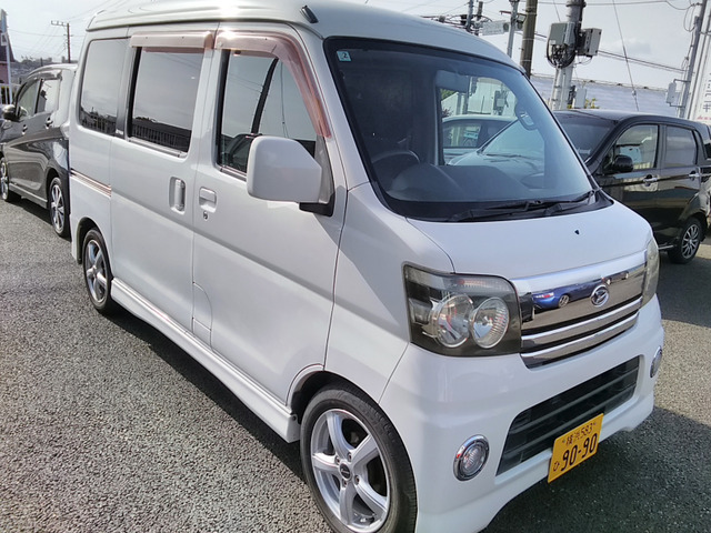 アトレーワゴン カスタムターボ R ブラックエディション 4WD ナビ ・TV キーレス 後...