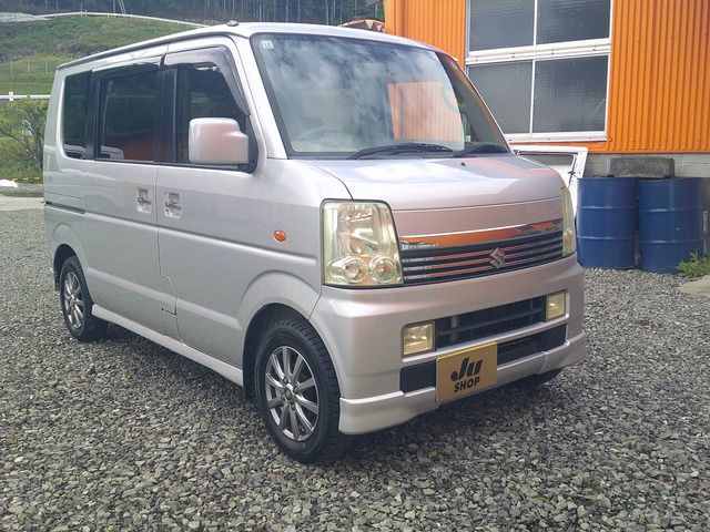 エブリイワゴン PZターボ 4WD 左パワースライド 地デジナビ