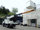 電工仕様、サブエンジン付き、アイチSH11A、11mの高所作業車です!