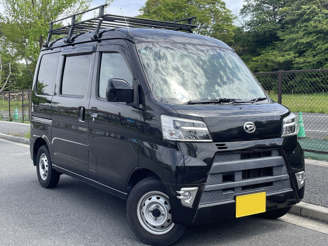 ハイゼットカーゴ クルーズ ターボ SAIII ハイルーフ ターボ ハイルーフ キャリア付