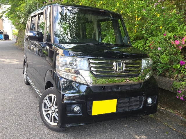 N-BOXカスタム G ターボ パッケージ 車検2年～点検整備渡!ナビ/フルセグ