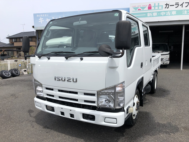 エルフ 3.0 ダブルキャブ フルフラットロー ディーゼル 4WD 