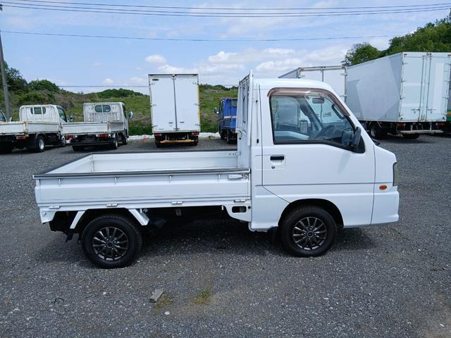スバル サンバートラック 切り替え4WD 5速マニュアル エアコン の中古