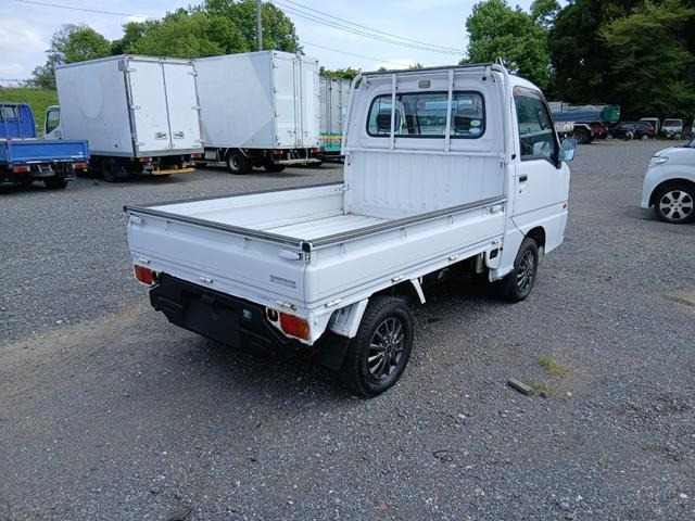 スバル サンバートラック 切り替え4WD 5速マニュアル エアコン の中古