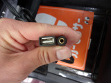 USB及びピンジャック入力。