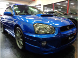 インプレッサスポーツワゴンWRXターボWRブルーカラーフルエアロ&EJ20BOXERターボエンジン5MTミッション4WD&TEIN足回り対向キャリパー18アルミ他装備充実車が入庫しました