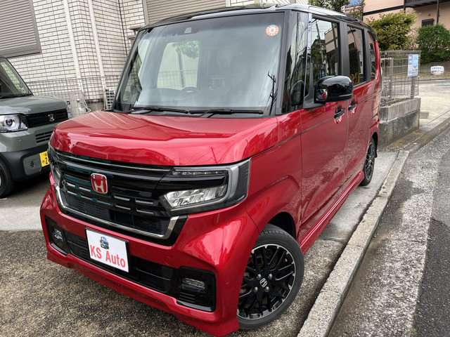 N-BOXカスタム L ターボ コーディネートスタイル 社外ディスプレイオーディオ バック...