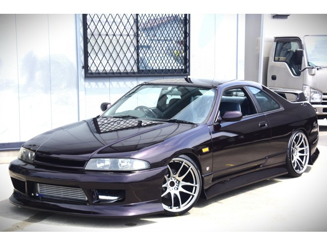 スカイラインクーペ 2.5 GTS25t タイプM アクティブ LSD 新品エアロ WORK19インチ純...
