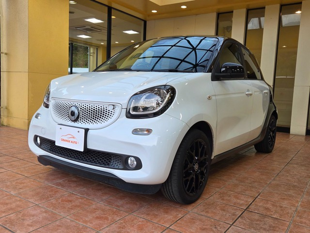 スマートフォーフォー ターボ ツイナミック 自社下取り車両 黒本革シート ETC
