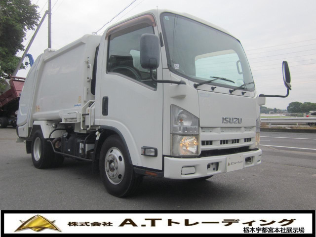 エルフ 塵芥車 新明和プレスタウンパック連続SBモニター