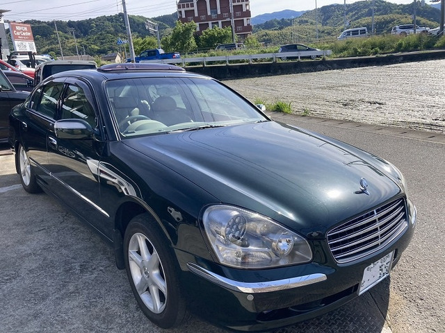 シーマ 4.5 450XV 希少ダークグリーン 1オーナー委託販売