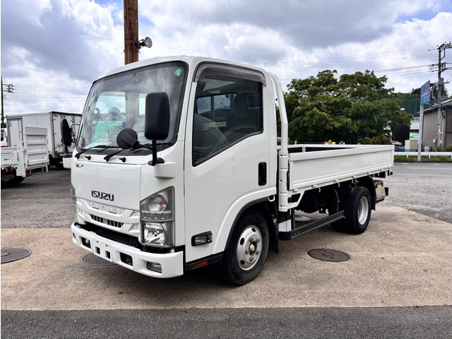 エルフ  セミロング平ボディー AT車 積載3t