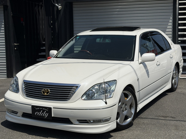 セルシオ 4.3 eR仕様 サンルーフ 車高調 エイムゲインマフラー