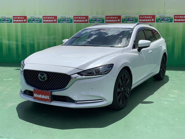 MAZDA6ワゴン 2.5 25T Sパッケージ 黒革エアシート 全方位カメラ