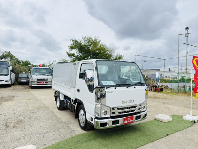 エルフCNG 2t ダンプ メッキ 塗装済 予備車検付