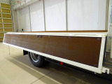 荷台内寸:335&times;209&times;38 三方開 左右セイコーラック リアアオリチェーン2個 ユニック4段 2.9t吊りクレーン付
