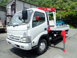 H19 ヒノ デュトロ 3.5t ワイドロング 4段クレーン ラジコン フックイン ワイドアウトリガ ユニック 2.9t吊 走行7万km【中古再生クレーン】