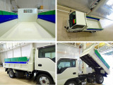 荷台内寸:305&times;159&times;37 極東開発/DD02-31 三方開 手動コボレーン付