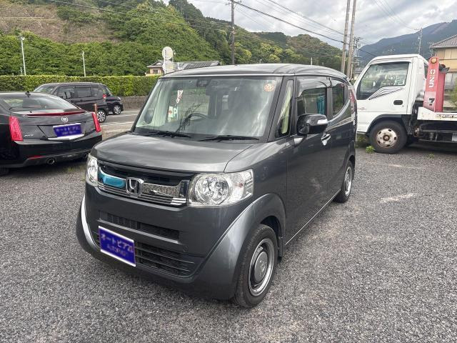N-BOXスラッシュ X 2トーンカラースタイル レザーシート ナビ前後ドラレコ