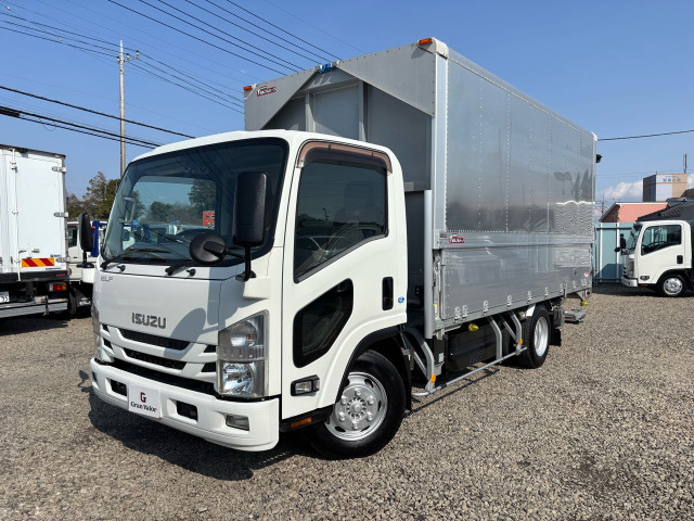 エルフハイブリッド  3tワイド幅ウィング 格納ゲート AT