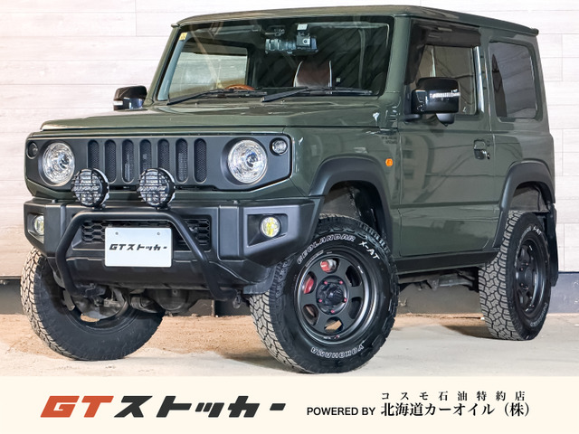 ジムニー XC 4WD リフトアップ ボルクTE37 外マフラー