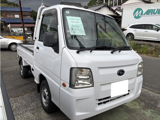 サンバートラック TB 4WD ワンオーナー車、極低走行