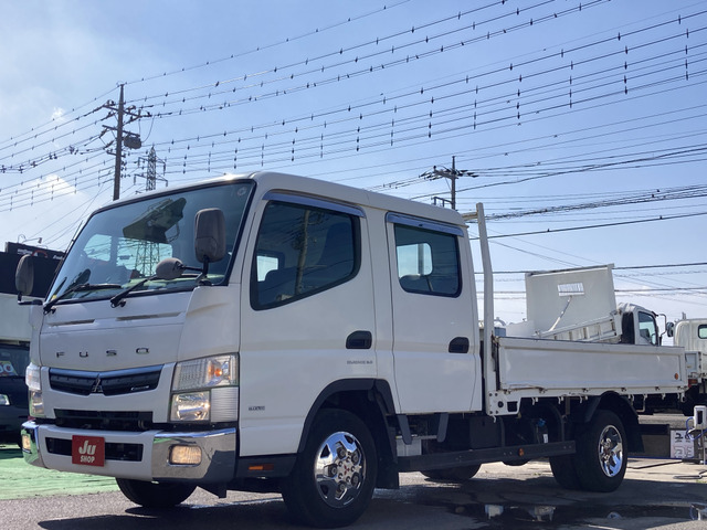 キャンター 3.0 ダブルキャブ ワイド ロング 全低床 STD ハイルーフ ダブルキャブ・...