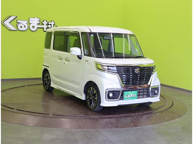 ⭐️早い者勝ち⭐️★車検8年10月★ナビ★ETC★SUZUKI スペーシアカスタム★ スズキ スペーシアカスタム ハイブリッド(HYBRID) XSターボ 衝突被害