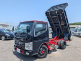 キャンター ダンプ 新明和製 低床ダンプ 積載3000kg