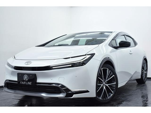 壱興3万円&いっこう2万2千円2点まとめ買い トヨタ プリウス 2.0 Z 黒革 純正12.3インチスクリーンナビ の中古車