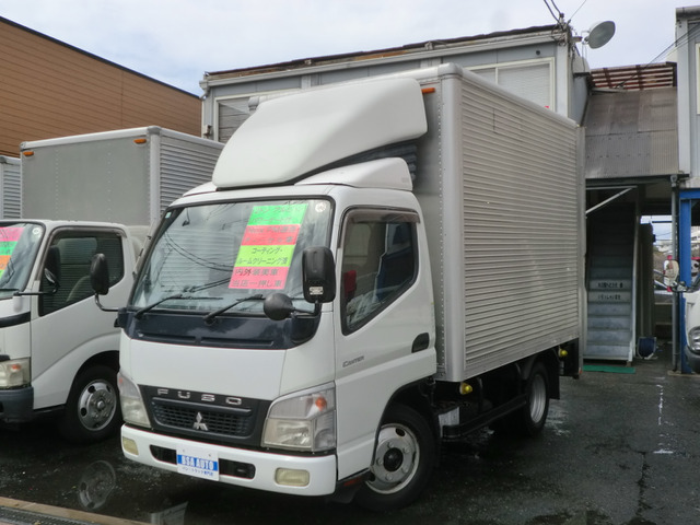 キャンター4.9 全低床 DX ディーゼル2tアルミバン垂直パワーゲート800kg