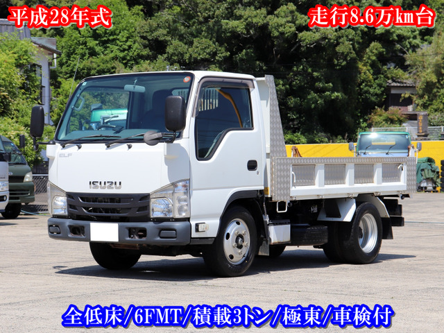 エルフ  3t ダンプ 全低床 4ナンバー