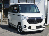 【中古車情報】ダイハツ ムーヴキャンバス G ブラックアクセント リミテッド SAIII ワンオーナーパノラミックビューモニター の中古車詳細（走行距離：4万km、カラー：パールホワイト、販売地域：神奈川県平塚市南豊田）