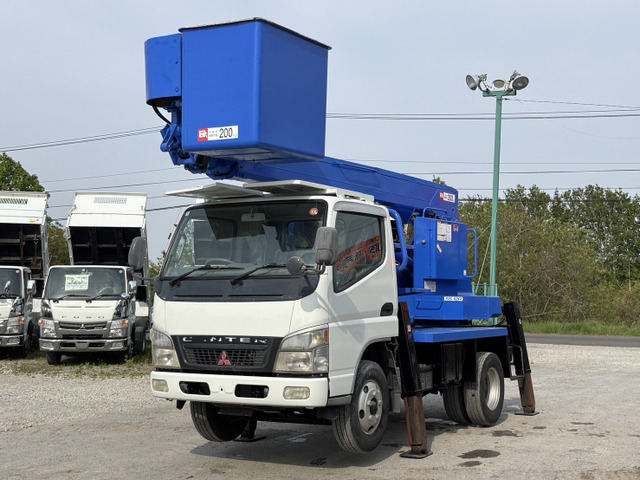 キャンター  11.9m高所作業車 FRPバケット