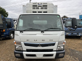キャンター 冷蔵冷凍車 東プレ製低温設定ワイドロングサイドドア付