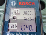 荷台寸法(cm) 長300&times;幅168&times;高174
