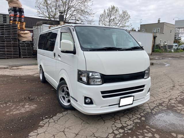 ハイエースバン 3.0 スーパーGL ロング ディーゼル 4WD 電動格納ミラー 後席エアコン