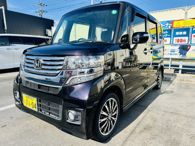 N-BOXカスタムG ターボ Aパッケージナビ TV バックカメラ ETC
