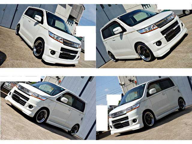 ワゴンRスティングレーターボ！一時抹消済み スズキ ワゴンRスティングレー T 新品16インチアルミ ターボ車 の中古