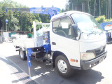 H23年式 ヒノデュトロ 3t 標準 ロング 4段 クレーン ラジコン フックイン タダノ ZE264MH 荷台L350 走行9.1万km 車両全塗装 中古トラック