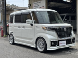 綺麗なスペーシアカスタムターボ入庫しました! 社外16インチホイル、レーシングギア車高調、とシンプルにまとめました!