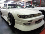 180SXタイプIIターボシルエイティフルエアロワイドボディ&SR20DETターボエンジン純正5MTミッション&車高調EVCインターCクラッチLSD他装備充実車が入庫しました