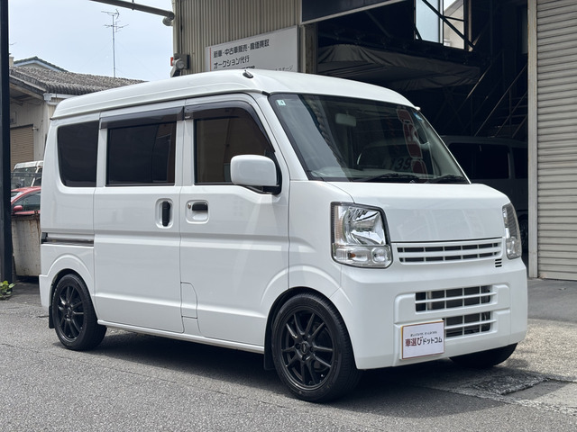エブリイ ジョイン ターボ ハイルーフ 社外ステアリング レーシングギア車高調