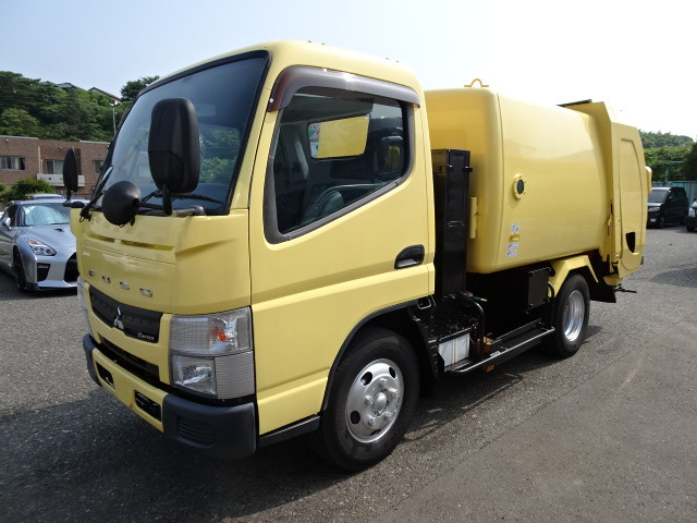 キャンター 塵芥車 2t積載巻き込みパッカー4.4m3