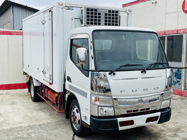 キャンター 冷蔵冷凍車 前後独立温度管理-30℃☆4方向開閉エコ
